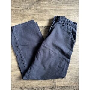 Carhartt Men's Navy Utility Canvas Pants Size 34 x 30 Original Dungaree Fit